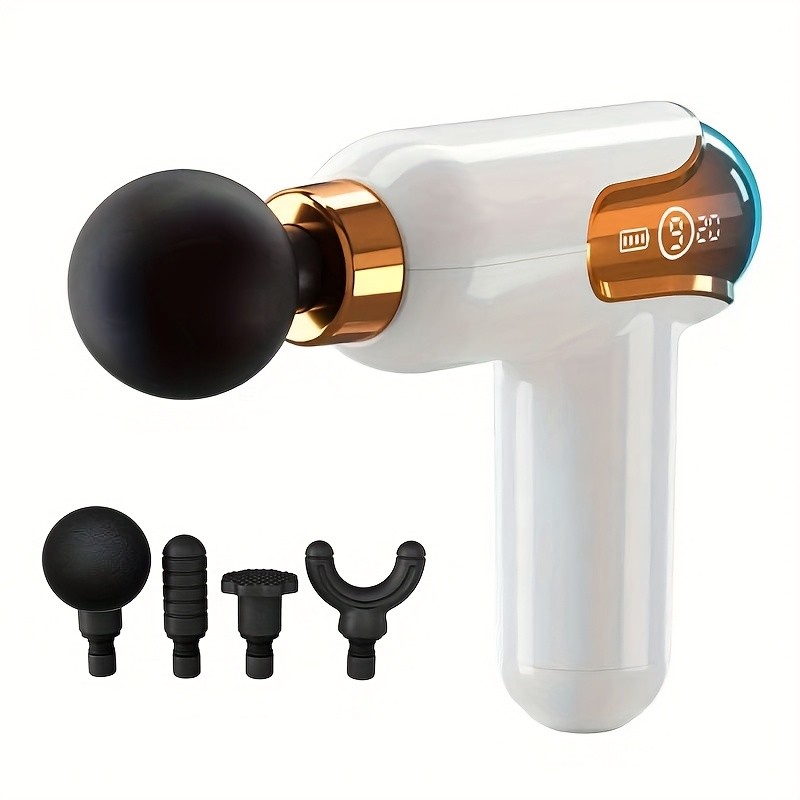 JUSTEVO Portable Muscle Massage Gun – 9 Adjustable Speeds for Full-Body Relief and Relaxation