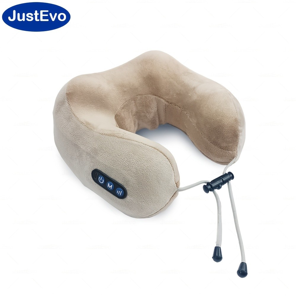 JUSTEVO 3D Kneading Neck Massage Pillow – Extra-Thick Memory Foam for Ultimate Comfort and Relaxation