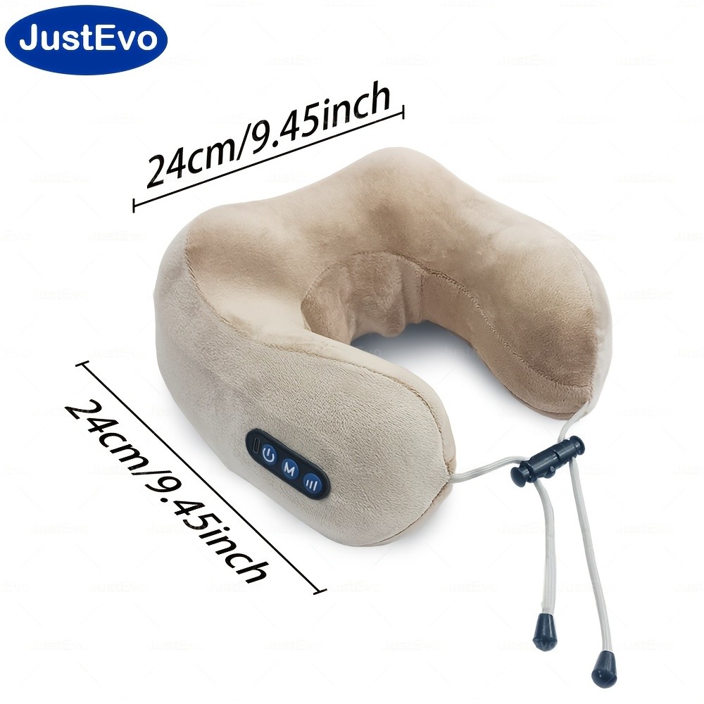 JUSTEVO 3D Kneading Neck Massage Pillow – Extra-Thick Memory Foam for Ultimate Comfort and Relaxation