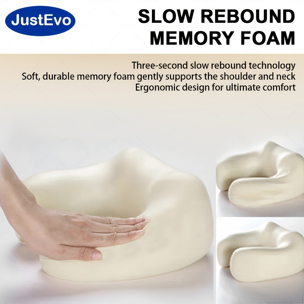 JUSTEVO 3D Kneading Neck Massage Pillow – Extra-Thick Memory Foam for Ultimate Comfort and Relaxation