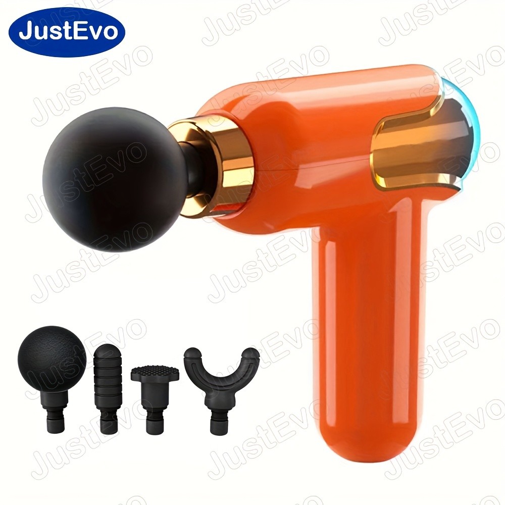 JUSTEVO Compact Handheld Fascia Gun – Percussion Massage Gun for Full-Body Relief and Relaxation