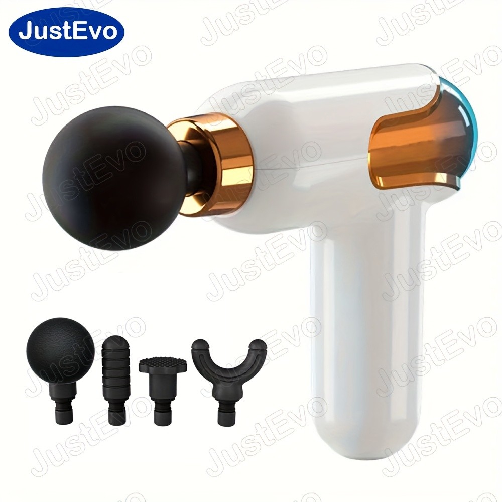 JUSTEVO Compact Handheld Fascia Gun – Percussion Massage Gun for Full-Body Relief and Relaxation