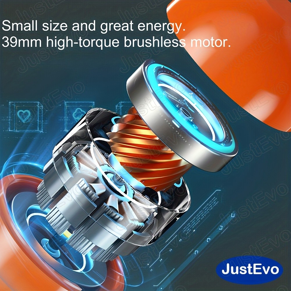 JUSTEVO Compact Handheld Fascia Gun – Percussion Massage Gun for Full-Body Relief and Relaxation