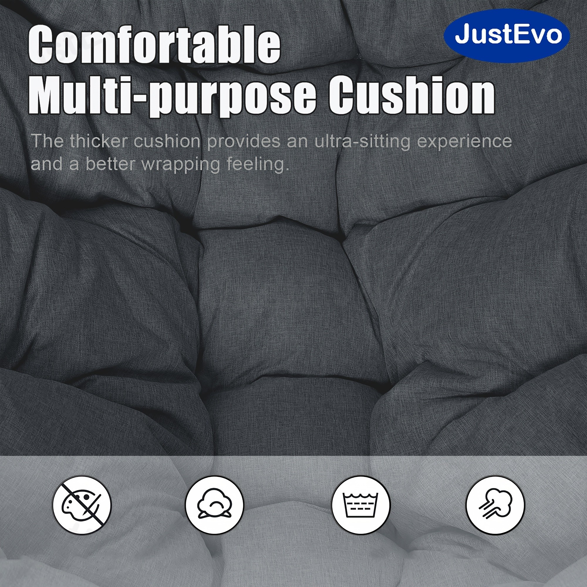 JUSTEVO Ergonomic Boss Chair – Adjustable Height & Manual Recline for Maximum Comfort and Style