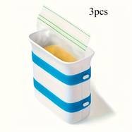 Faridabio 2/3pcs Freezer Food Block Maker – Durable Plastic Meal Prep Containers for Soups, Stews, and More