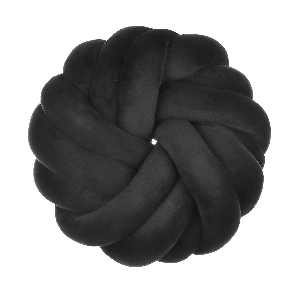 YLBKIKR Handmade Soft Plush Knot Throw Pillow – Multi-Color Modern Minimalist Cushion for Sofa, Bed, and Chair Accent