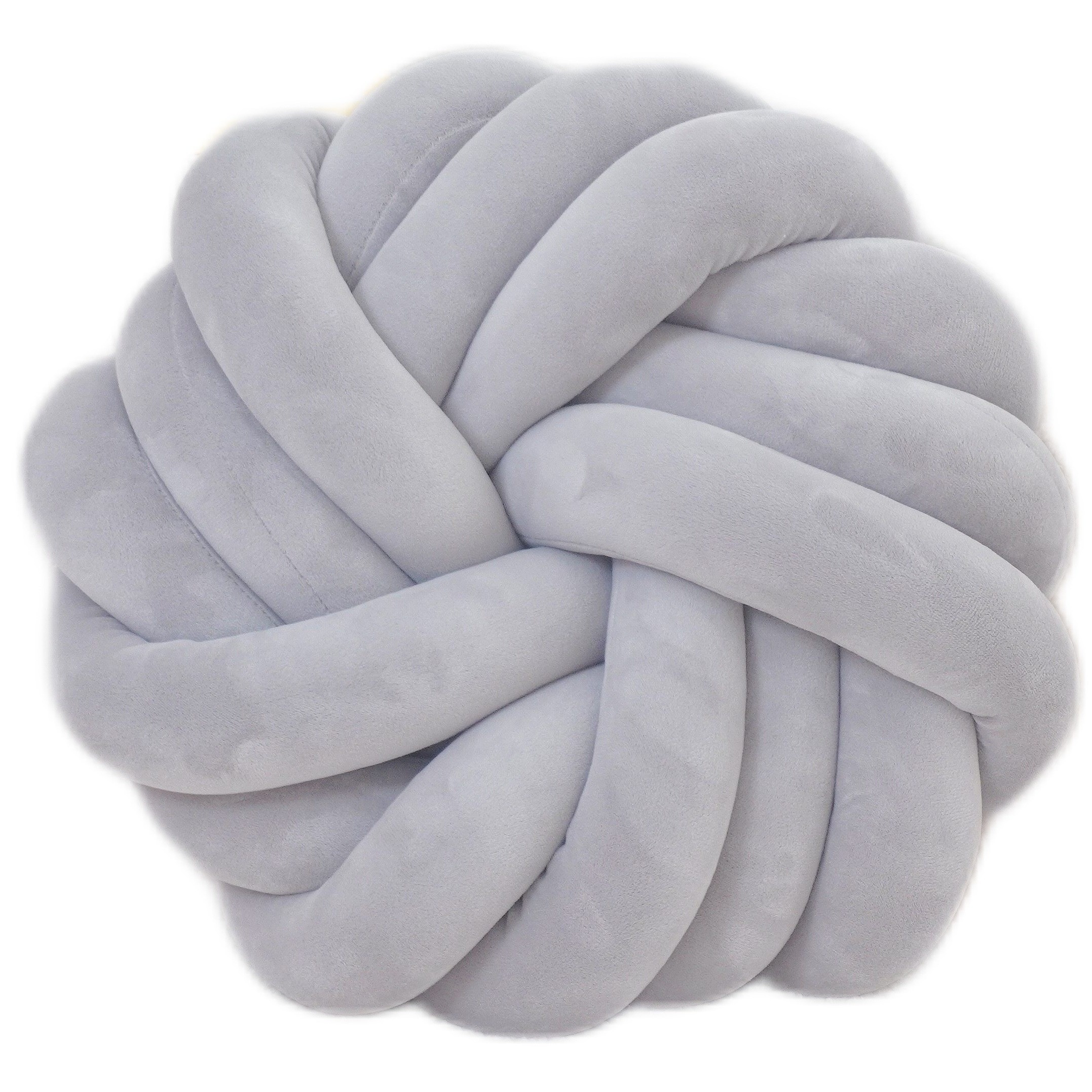 YLBKIKR Handmade Soft Plush Knot Throw Pillow – Multi-Color Modern Minimalist Cushion for Sofa, Bed, and Chair Accent