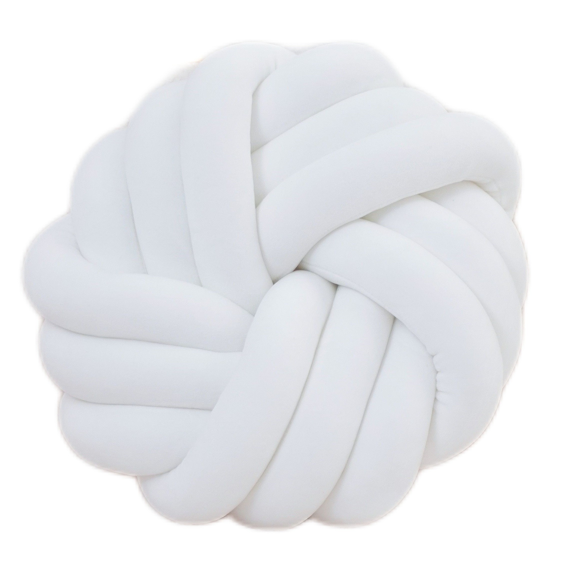 YLBKIKR Handmade Soft Plush Knot Throw Pillow – Multi-Color Modern Minimalist Cushion for Sofa, Bed, and Chair Accent