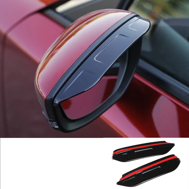 Car Rearview Mirror Rain Protection Eyebrows 2-piece Set