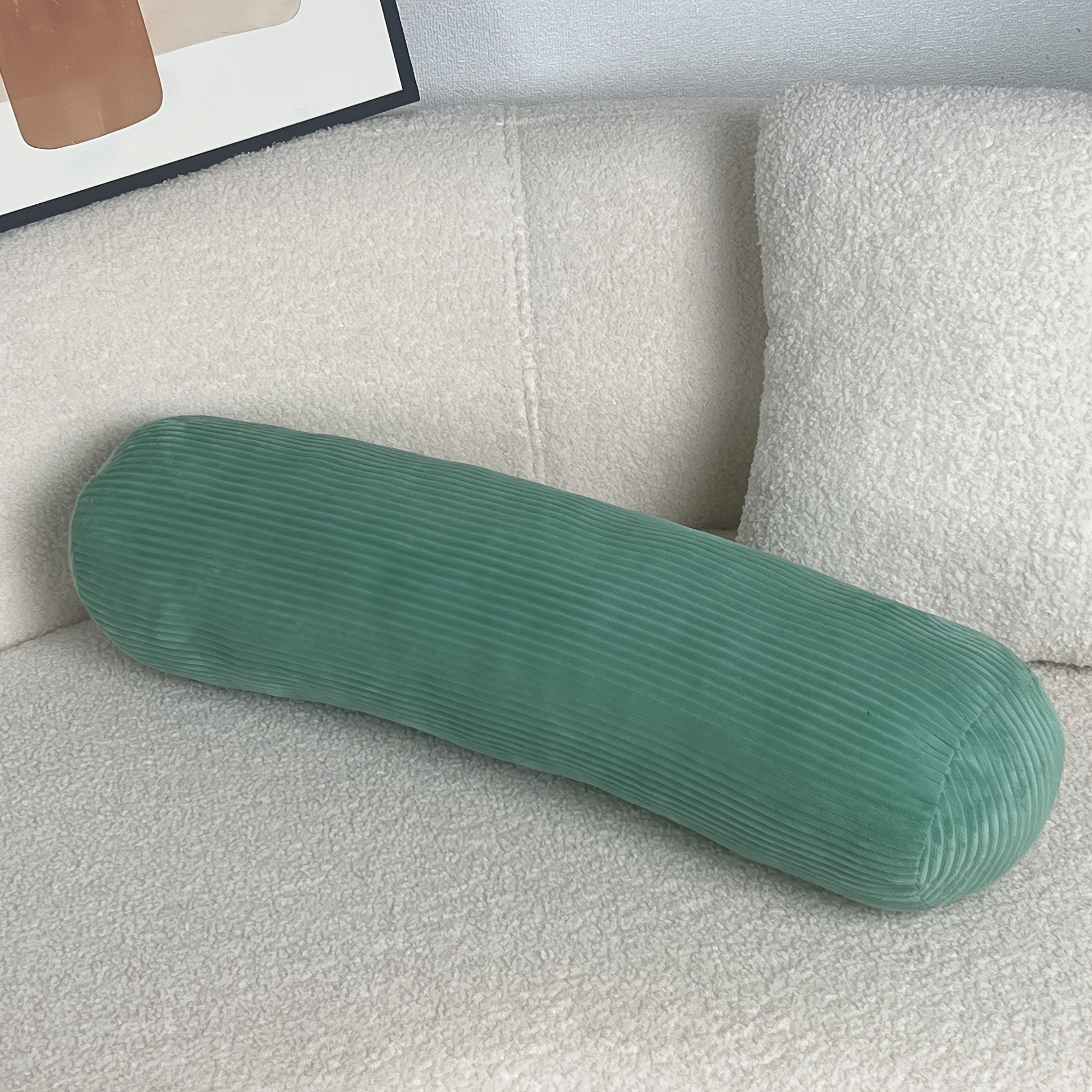 YLBKIKR Round Cervical Roll Cylinder Bolster Pillow – Ergonomically Designed for Neck, Back, and Spine Support