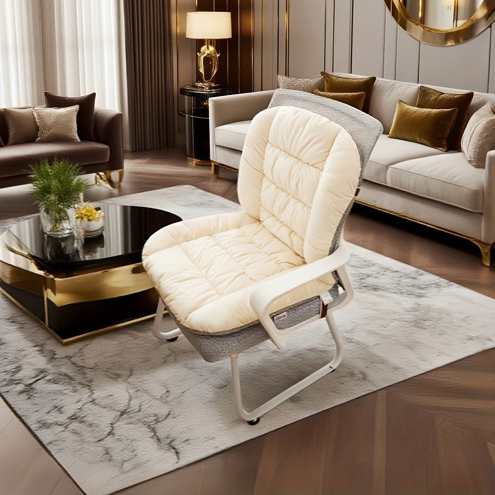 HAOZCL Ergonomic Seat Cushion with Backrest Support – Thick, Washable Comfort Pad for Car, Office, and Dining Chairs