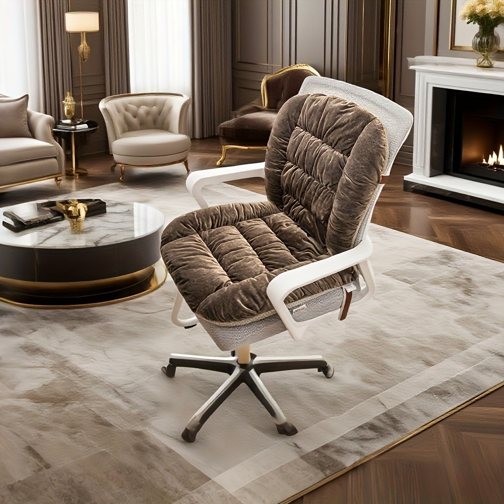 HAOZCL Ergonomic Seat Cushion with Backrest Support – Thick, Washable Comfort Pad for Car, Office, and Dining Chairs