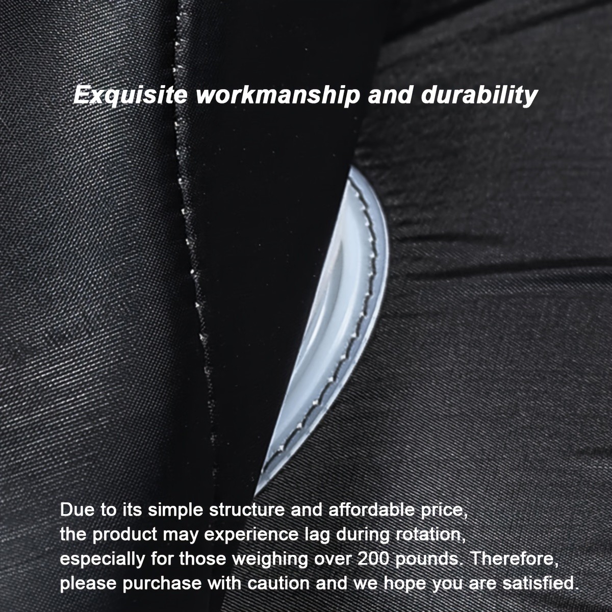 HAOZCL 360° Rotating Car Seat Cushion – Portable Anti-Slip Cushion with Easy Installation for Elderly, Pregnant, and Universal Use