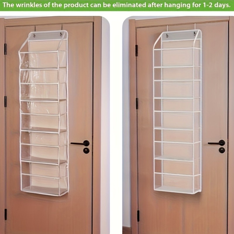 HAOZCL 6-Shelf Over-the-Door Hanging Bathroom Organizer Rack – Versatile Storage for Bathroom, Closet, Pantry, and More