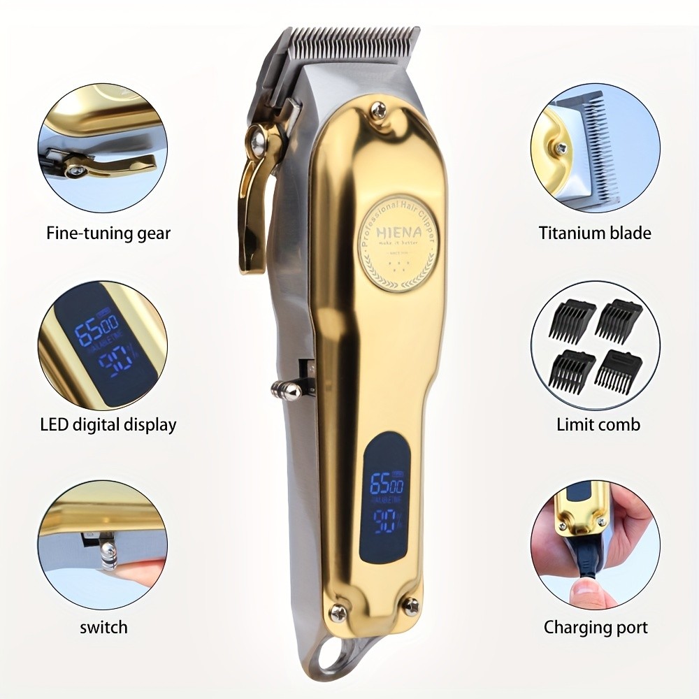 HIENA Hair Clipper with Digital Display