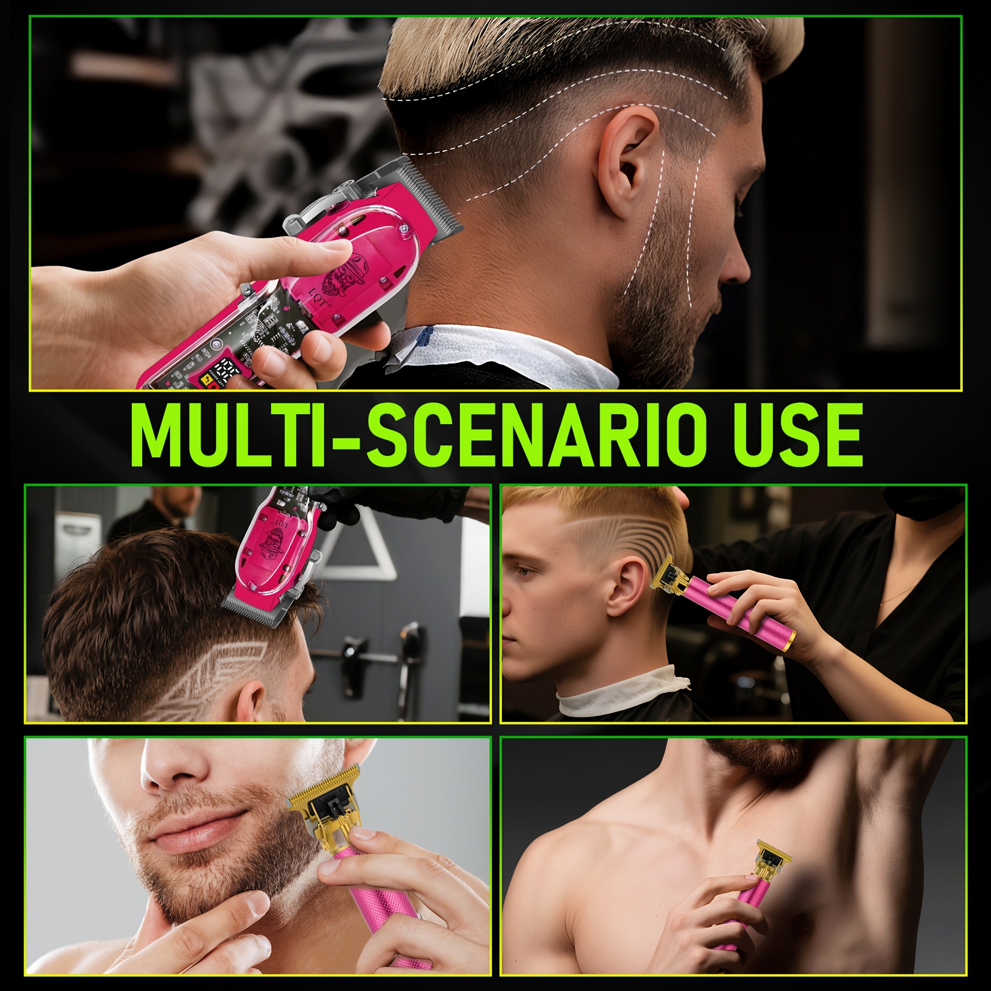 LQT Men's Electric Hair Clipper