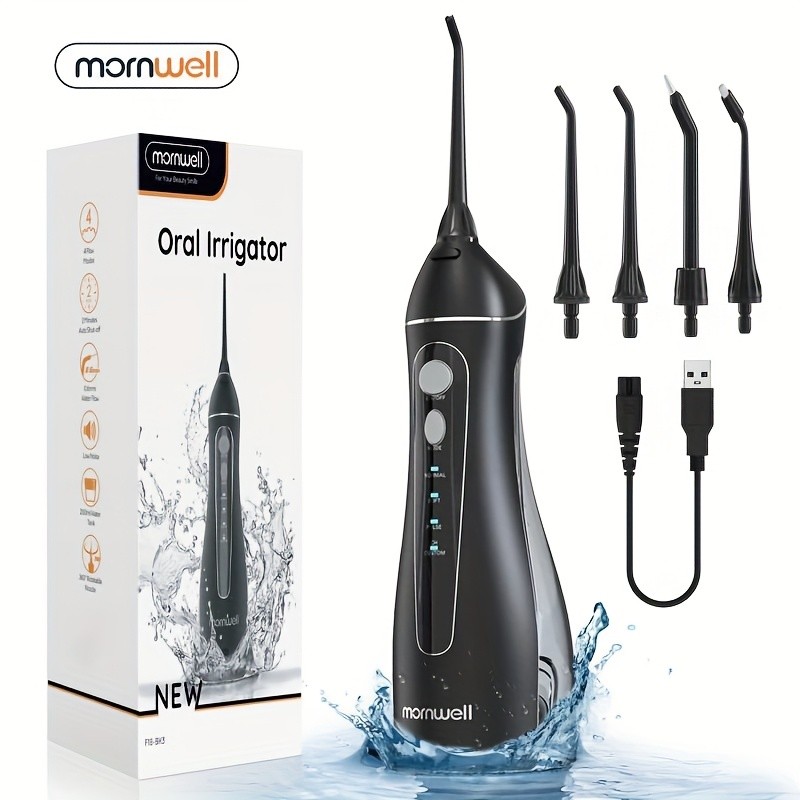 Mornwell Portable Dental Irrigator Water Flosser Machine