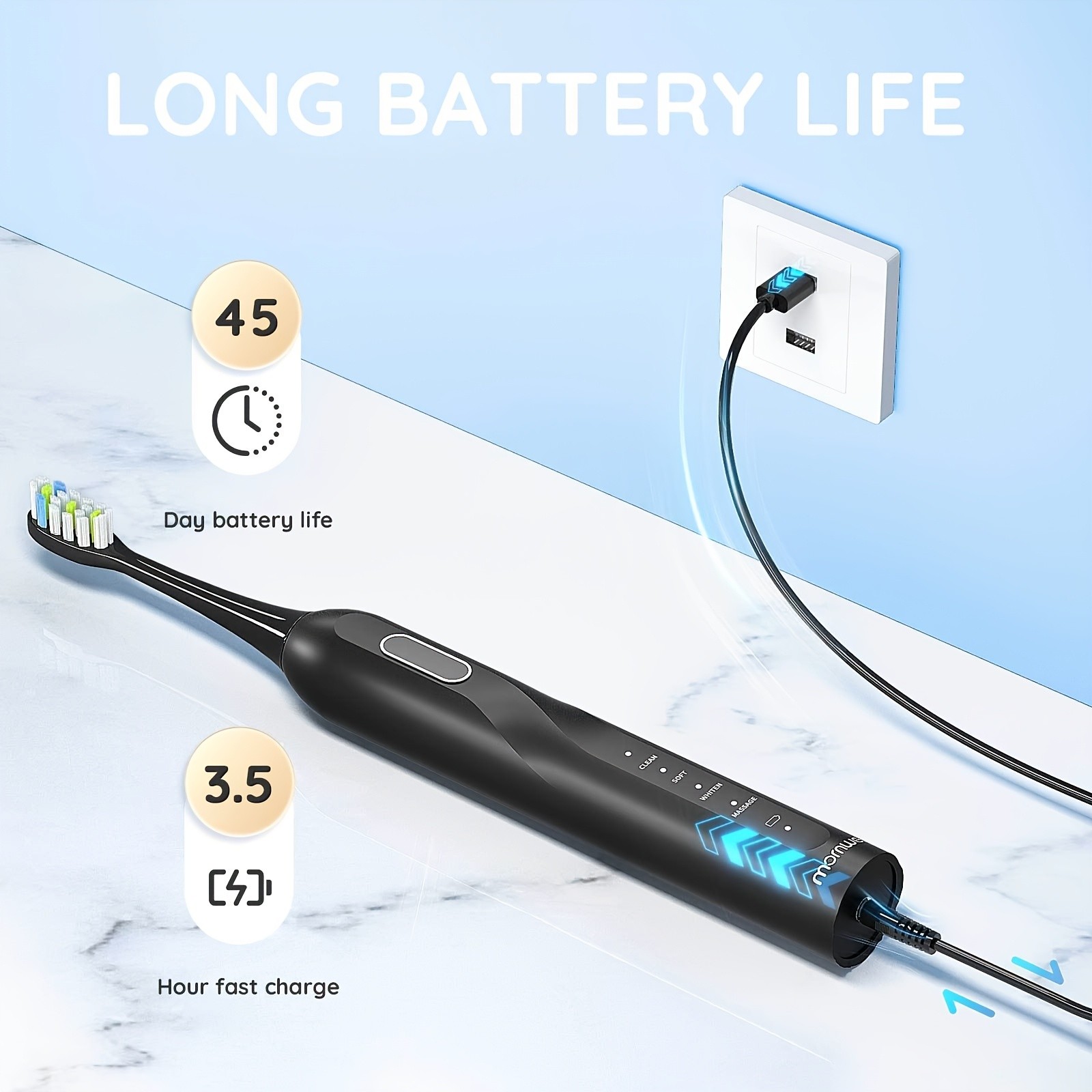 Mornwell T38 Portable Electric Toothbrush