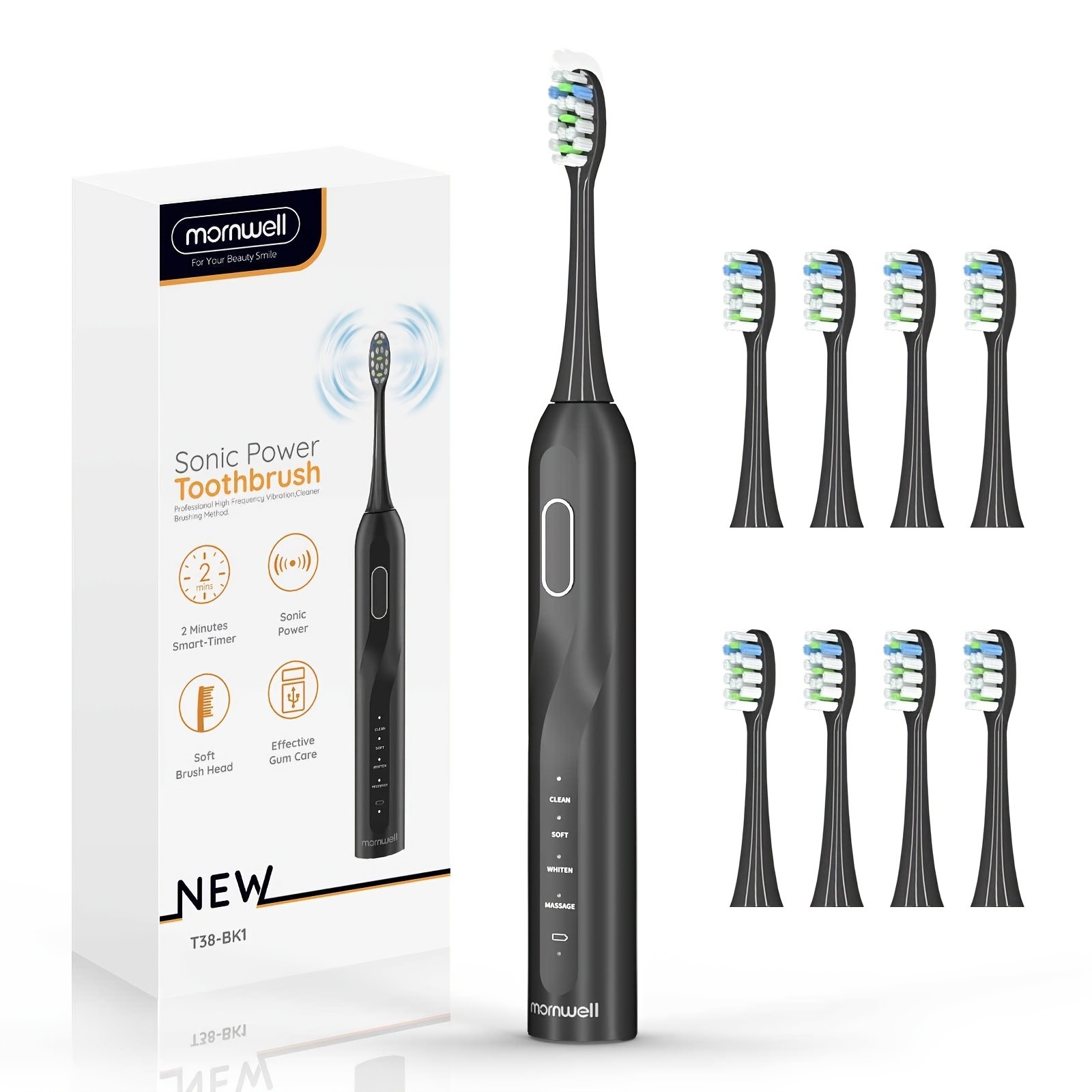 Mornwell T38 Portable Electric Toothbrush
