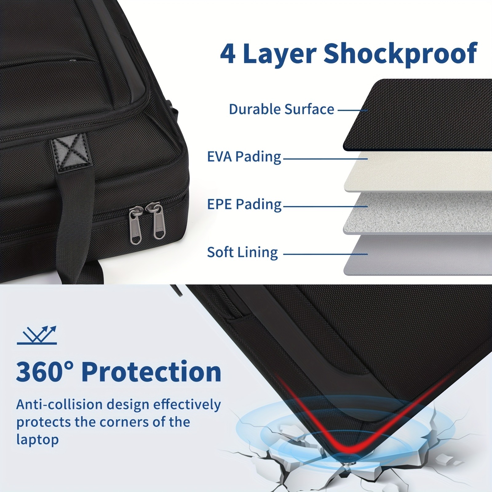 NEWHEY Laptop Bag for Men – Stylish Protection for Your Laptop On-the-Go