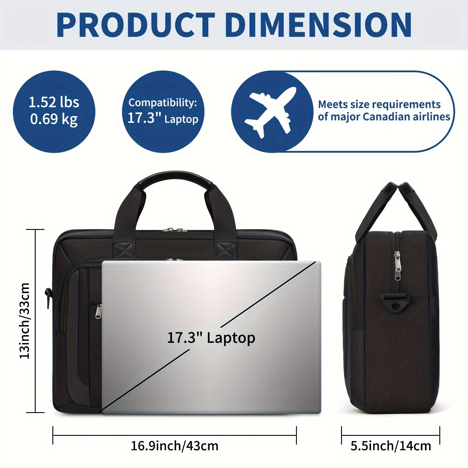NEWHEY Laptop Bag for Men – Stylish Protection for Your Laptop On-the-Go