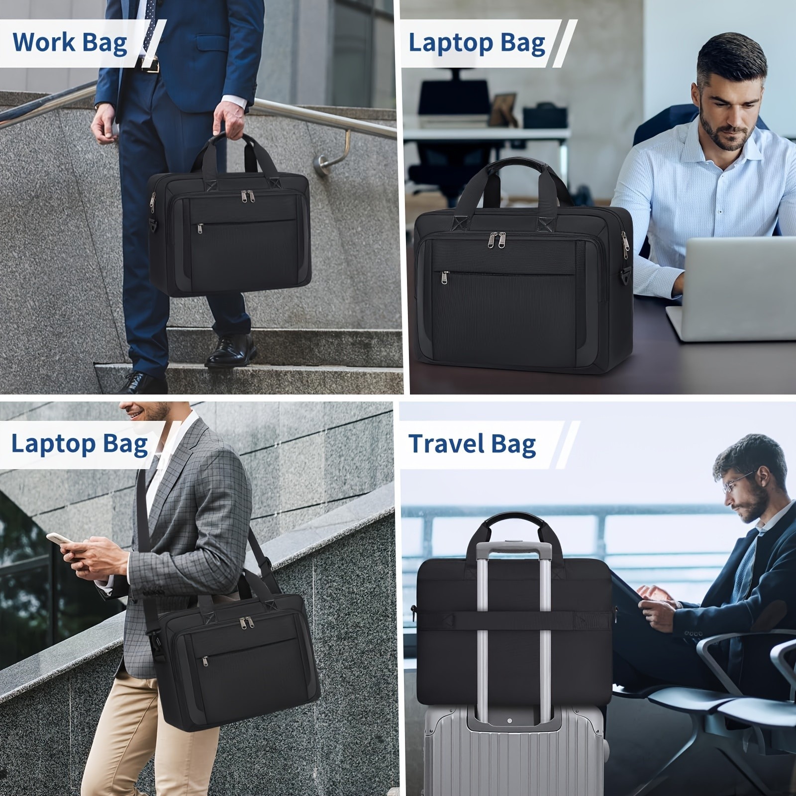 NEWHEY Laptop Bag for Men – Stylish Protection for Your Laptop On-the-Go