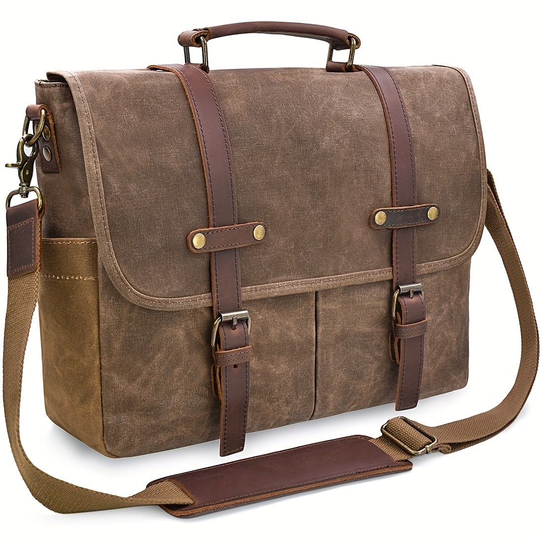 NEWHEY Brown Laptop Backpack – Stylish, Durable, and Perfect for Commuting and Travel