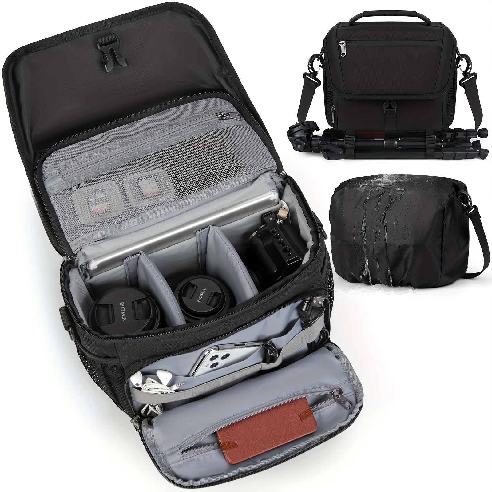NEWHEY Camera Bag – Durable, Waterproof Protection for Your DSLR, SLR, and Non-Reflex Cameras