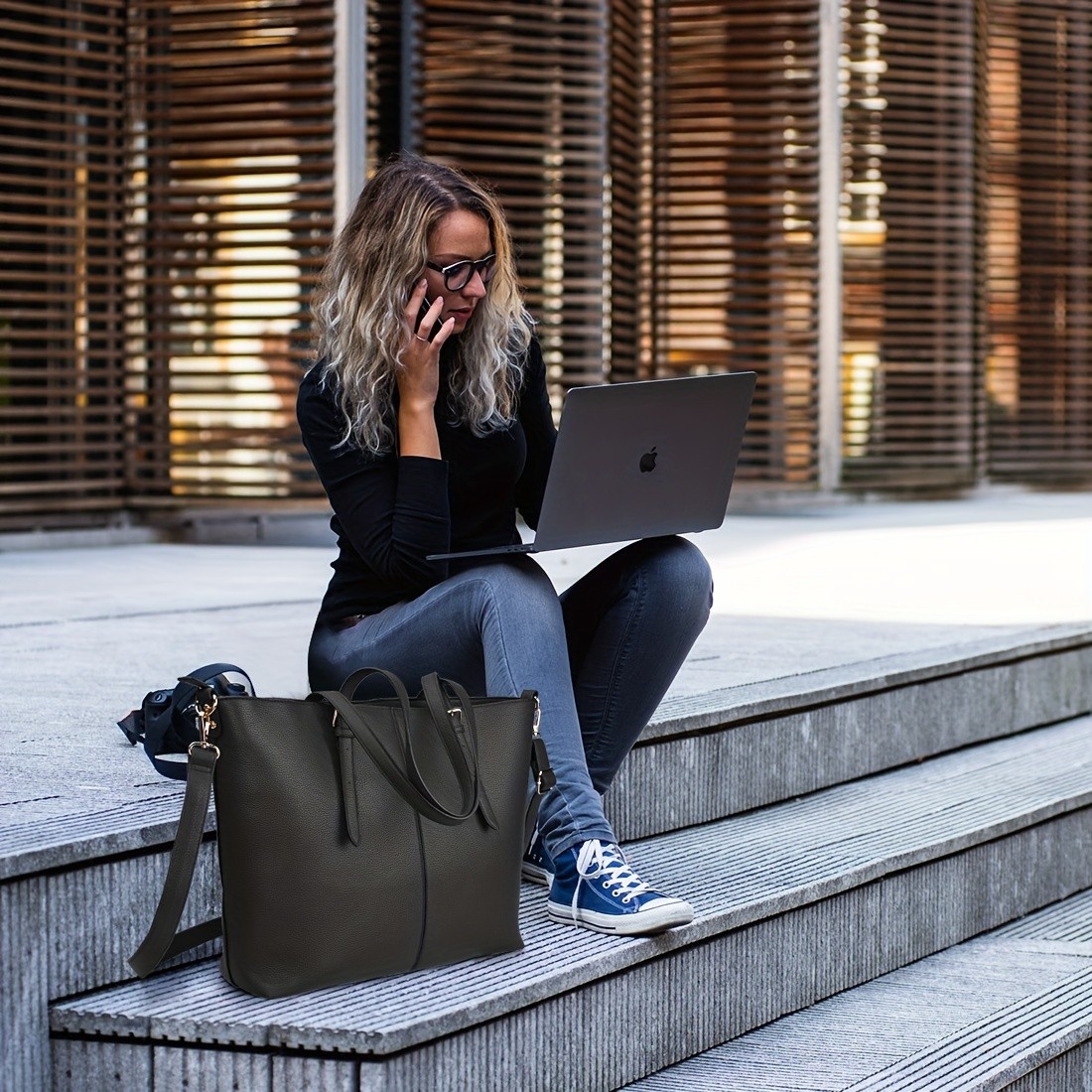 NEWHEY Laptop Tote Computer Bag for Women – Lightweight, Stylish, and Perfect for Business, Office, and Travel