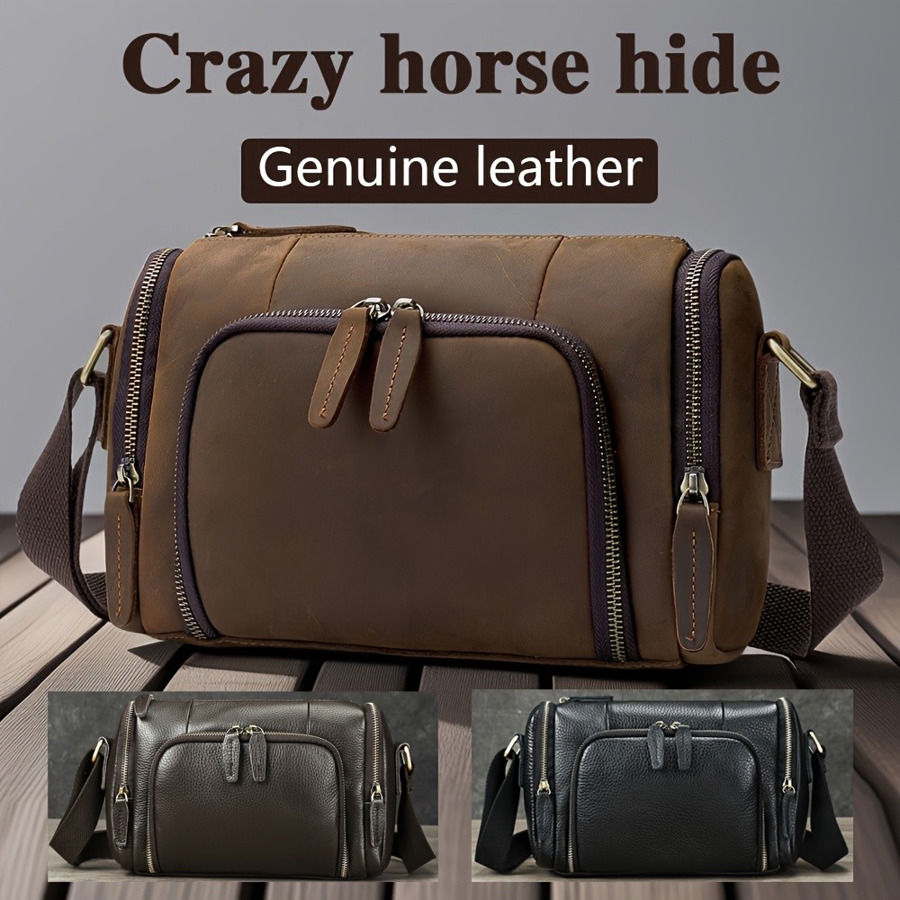 NIUCUNZH Genuine Leather Backpack – Durable, Stylish, and Perfect for Commuting, Travel, and Casual Use