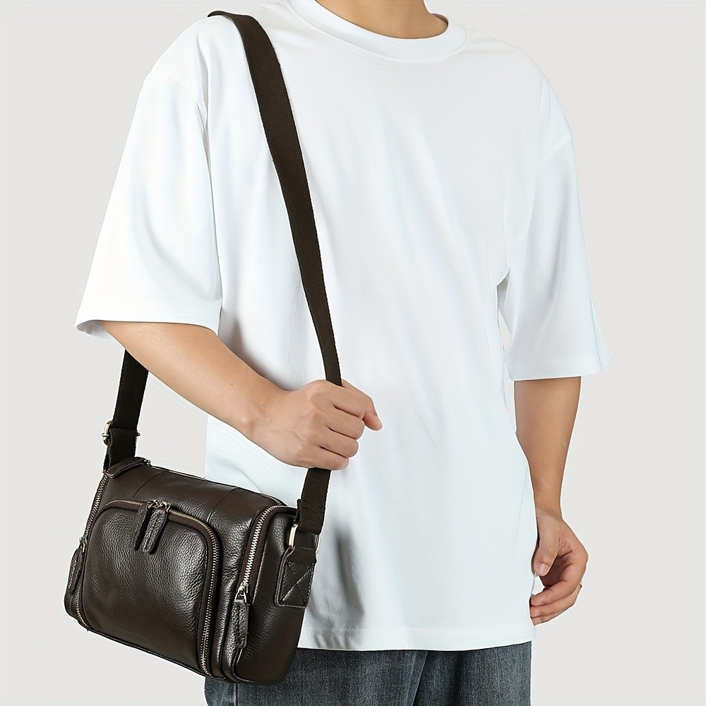 NIUCUNZH Genuine Leather Backpack – Durable, Stylish, and Perfect for Commuting, Travel, and Casual Use