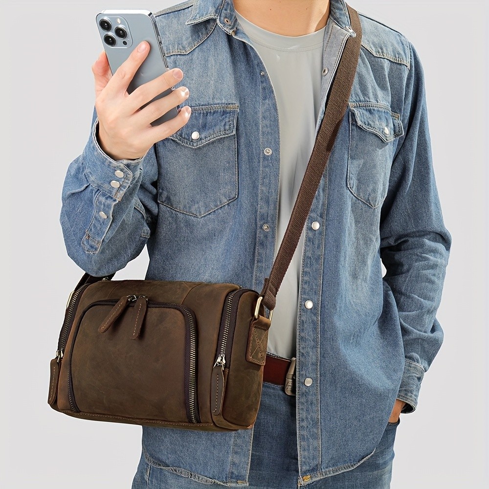 NIUCUNZH Genuine Leather Backpack – Durable, Stylish, and Perfect for Commuting, Travel, and Casual Use