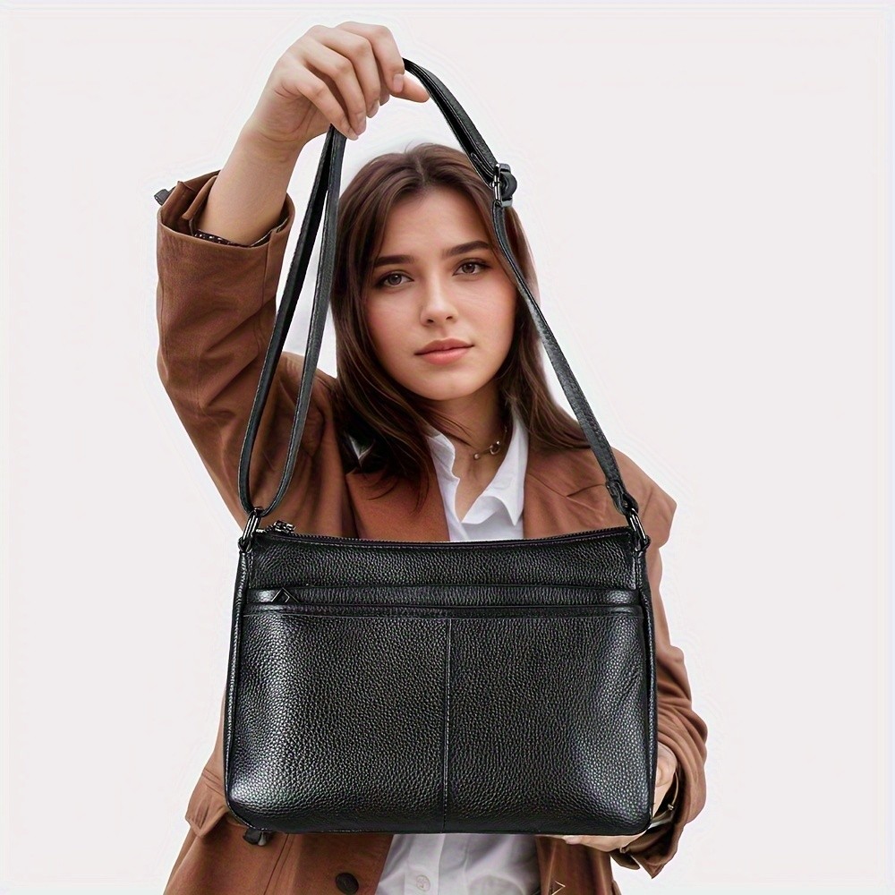 NIUCUNZH Genuine Leather Crossbody Bag – Stylish, Durable, and Perfect for Everyday Use