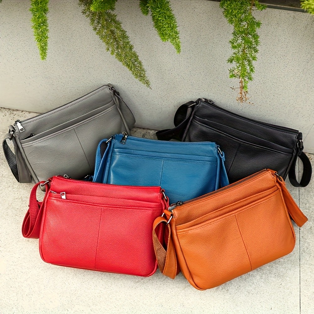 NIUCUNZH Genuine Leather Crossbody Bag – Stylish, Durable, and Perfect for Everyday Use