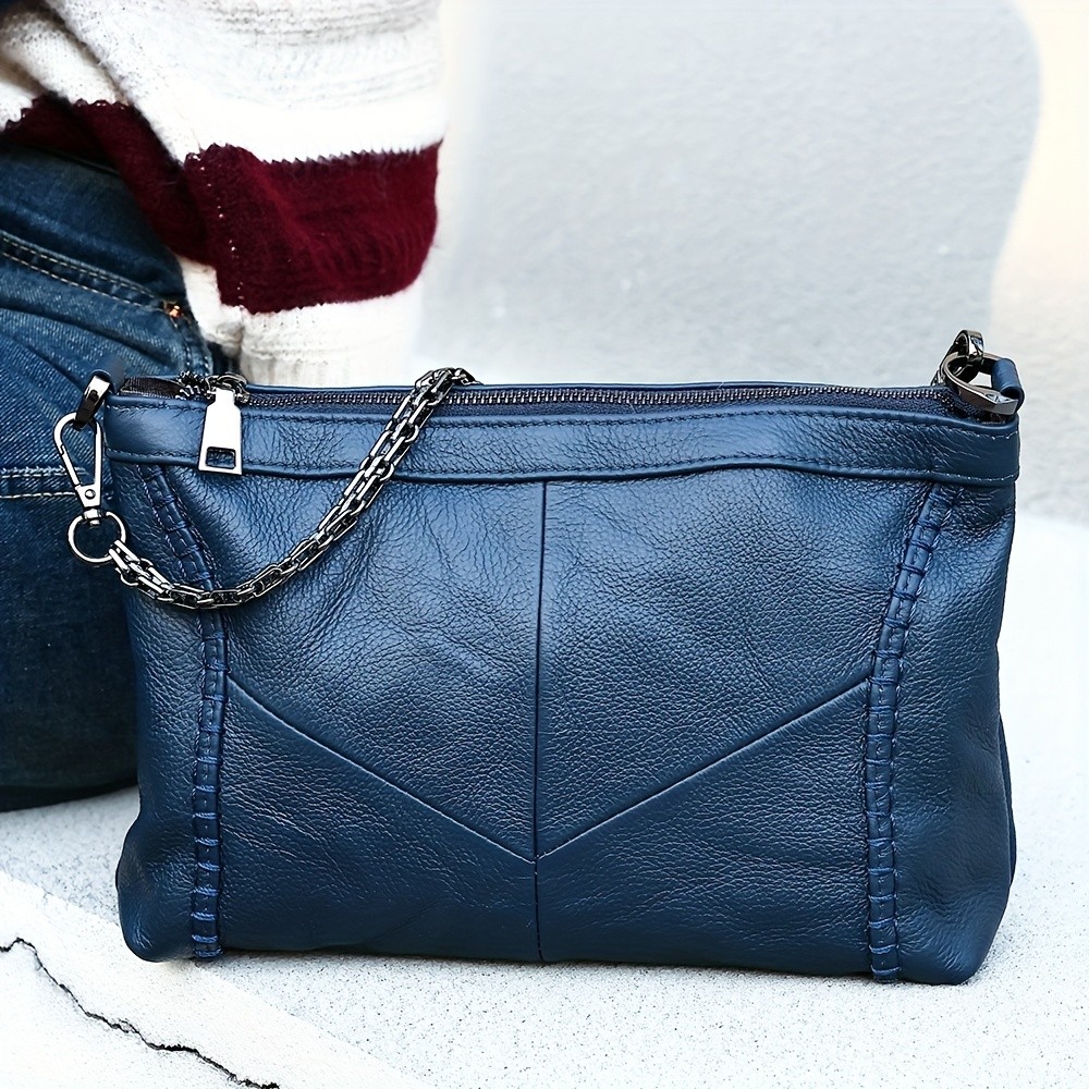 NIUCUNZH Genuine Leather Crossbody Bag for Men & Women – Stylish, Durable, and Perfect for Daily Use and Commuting