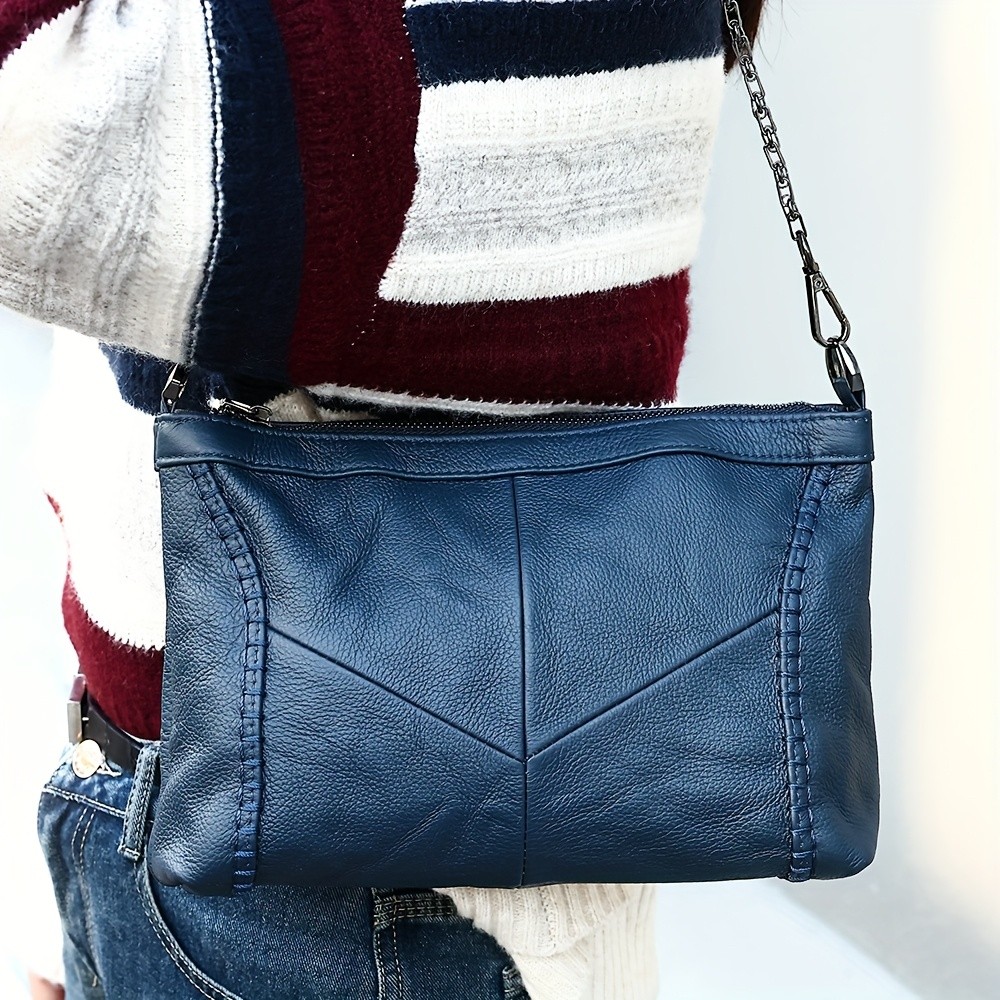 NIUCUNZH Genuine Leather Crossbody Bag for Men & Women – Stylish, Durable, and Perfect for Daily Use and Commuting