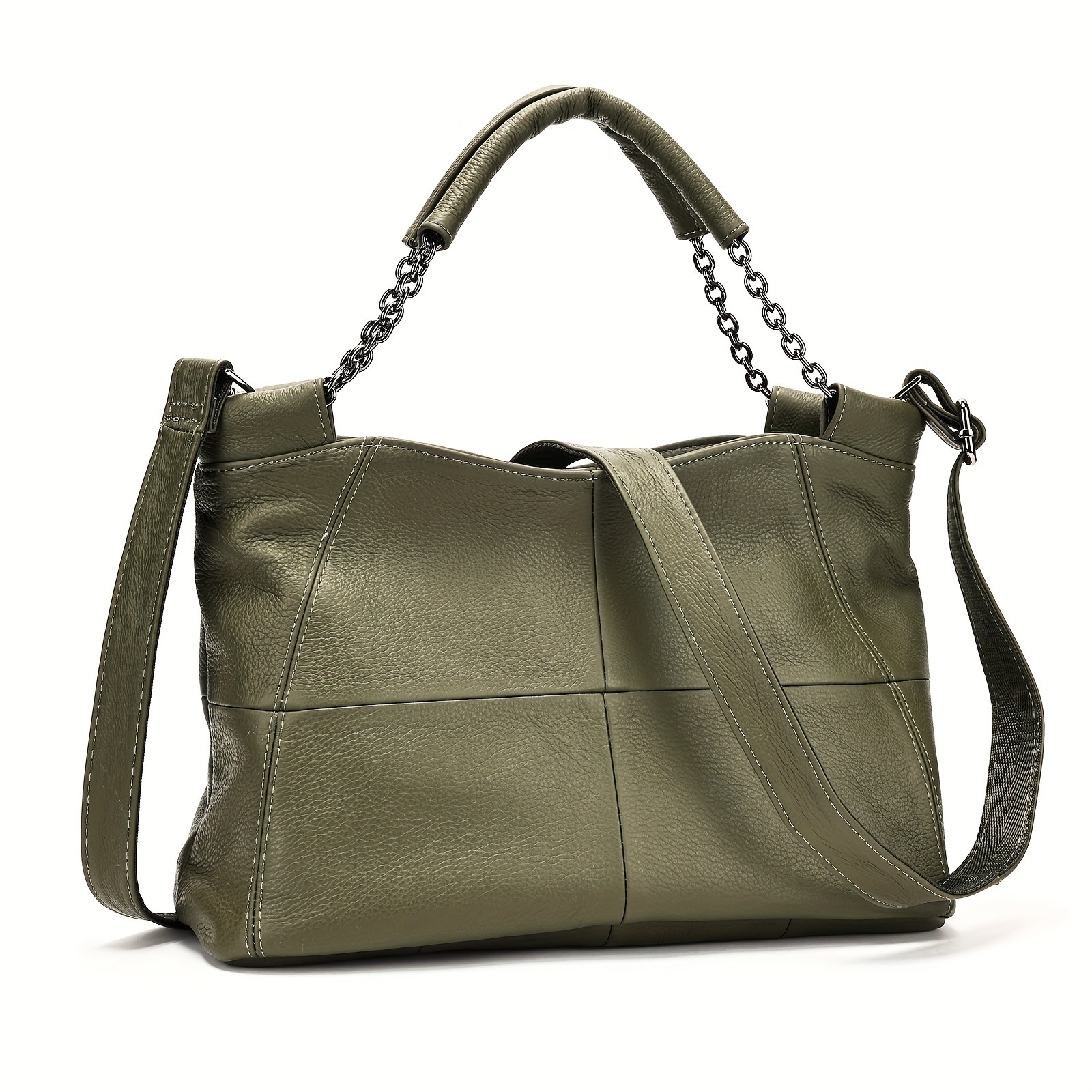 NIUCUNZH Genuine Leather Handbag – Versatile, Stylish, and Ideal for Work, Travel, and Everyday Use