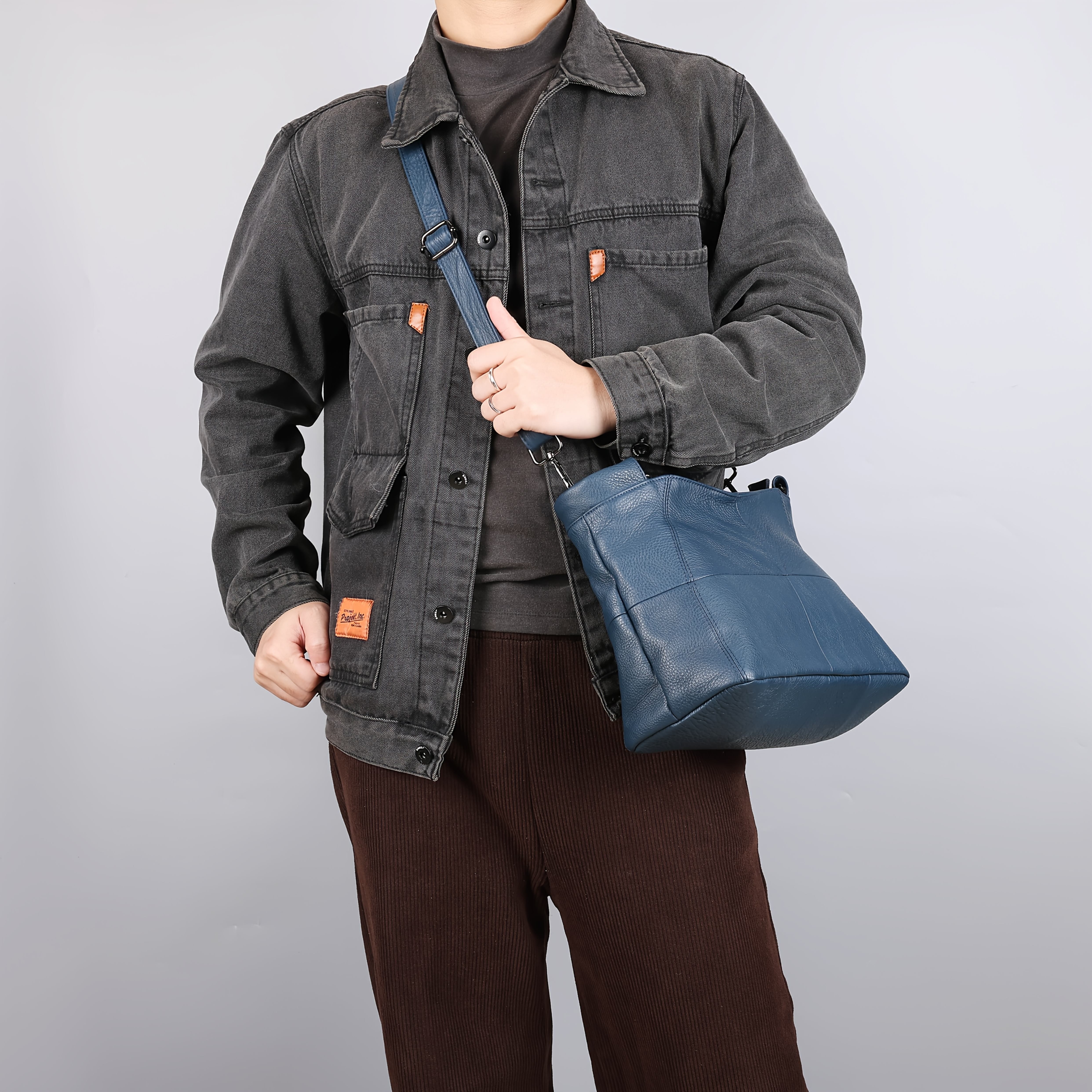 NIUCUNZH Genuine Leather Handbag – Versatile, Stylish, and Ideal for Work, Travel, and Everyday Use