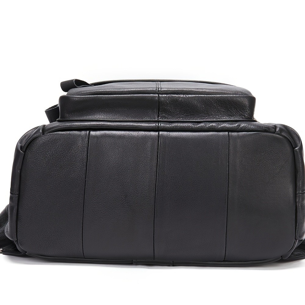 NIUCUNZH Genuine Leather Unisex Backpack – Durable, Spacious, and Perfect for Travel, Commute, and Daily Use