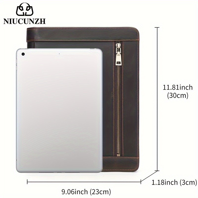 NIUCUNZH Men's Cowhide Clutch Bag – Elegant, Durable, and Perfect for Business and Storage