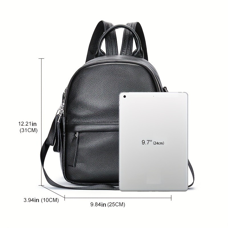 NIUCUNZH Women’s Genuine Leather Backpack – Stylish, Spacious, and Perfect for Travel, School, and Commuting