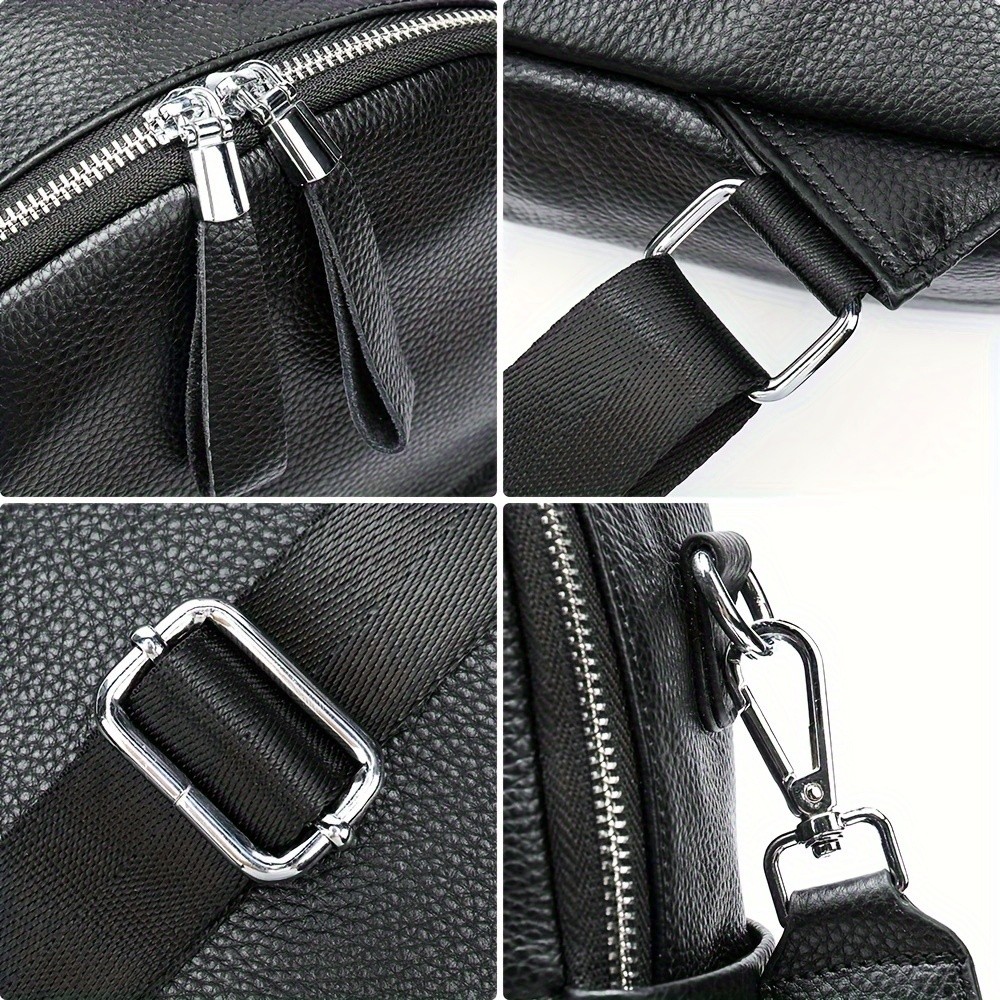 NIUCUNZH Women’s Genuine Leather Backpack – Stylish, Spacious, and Perfect for Travel, School, and Commuting