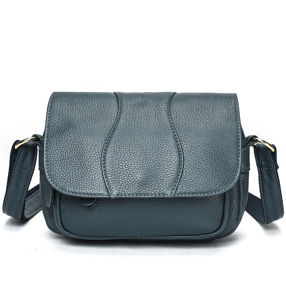 NIUCUNZH Unisex Genuine Leather Crossbody Bag – Versatile, Durable, and Stylish for Daily Use and Travel