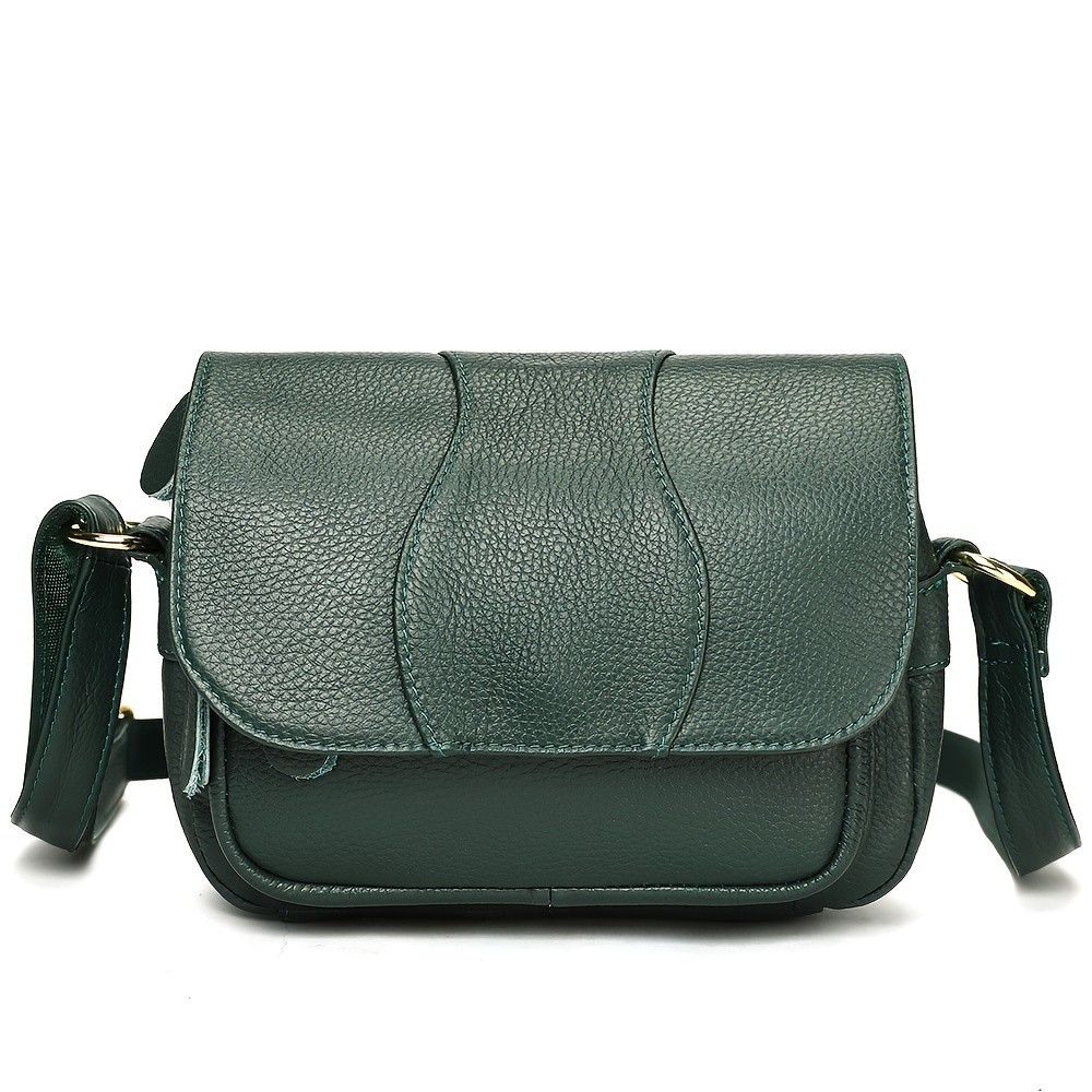 NIUCUNZH Unisex Genuine Leather Crossbody Bag – Versatile, Durable, and Stylish for Daily Use and Travel