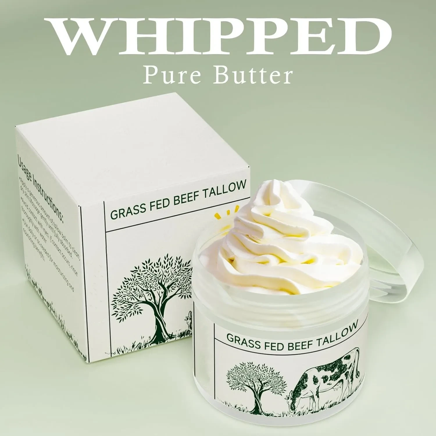 Whipped Pure Butter - Grass Fed Beef Tallow