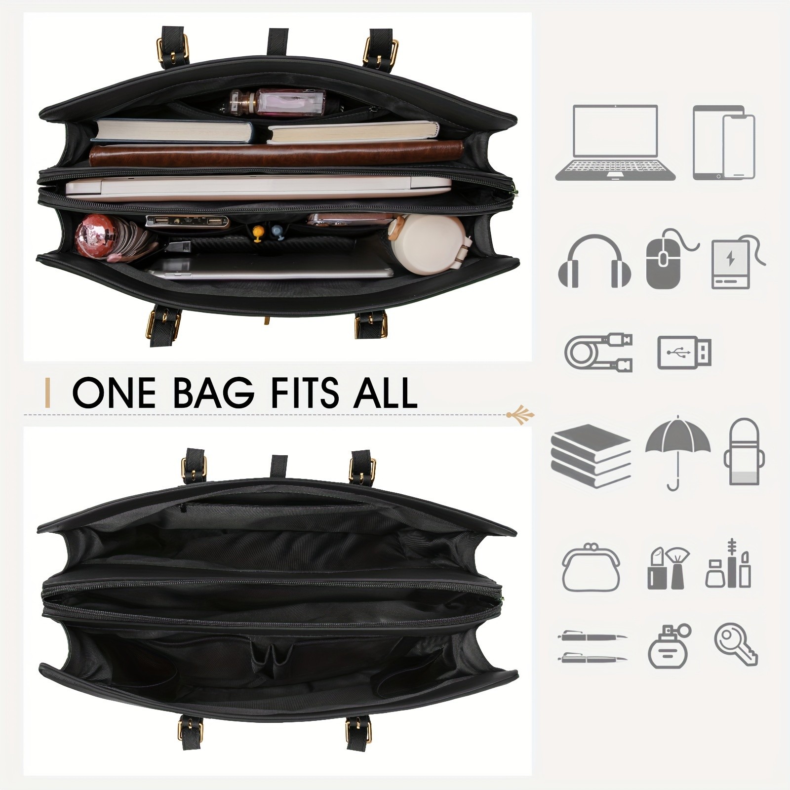 IGOLUMON Laptop Bag for Women – Stylish, Professional, and Perfect for Work and Business