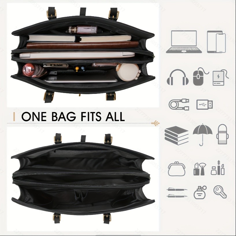 IGOLUMON Women’s 15.6-inch Laptop Bag – Professional, Stylish, and Ideal for Work, Business, and Travel