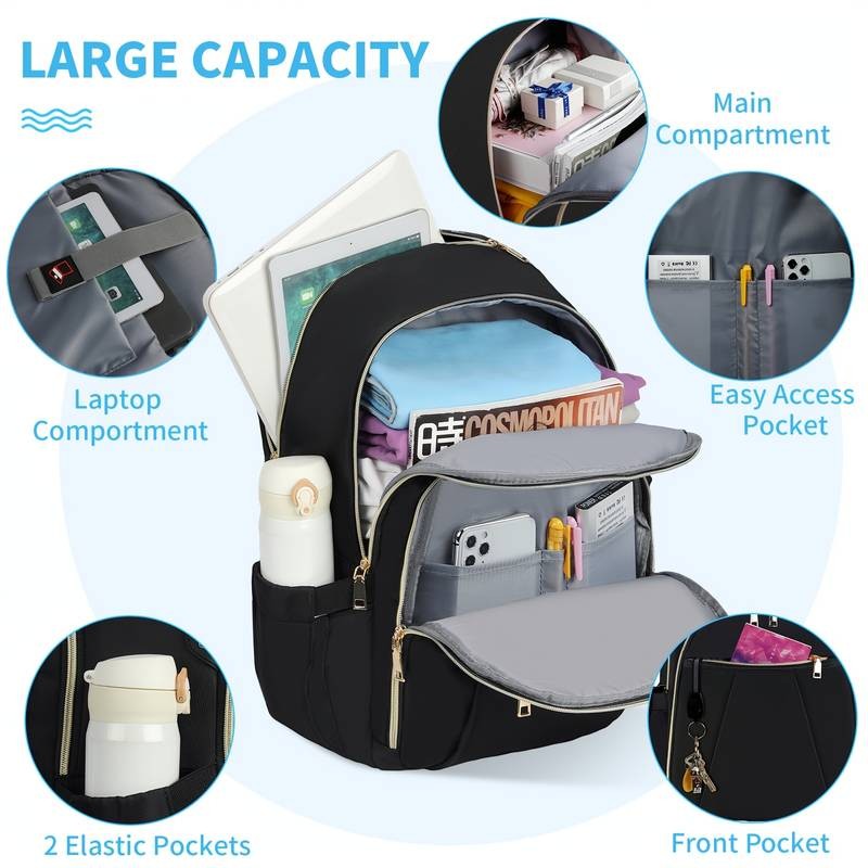 IGOLUMON 39.62 cm TSA-Friendly Laptop Backpack for Men & Women – Versatile, Lightweight, and Travel-Ready