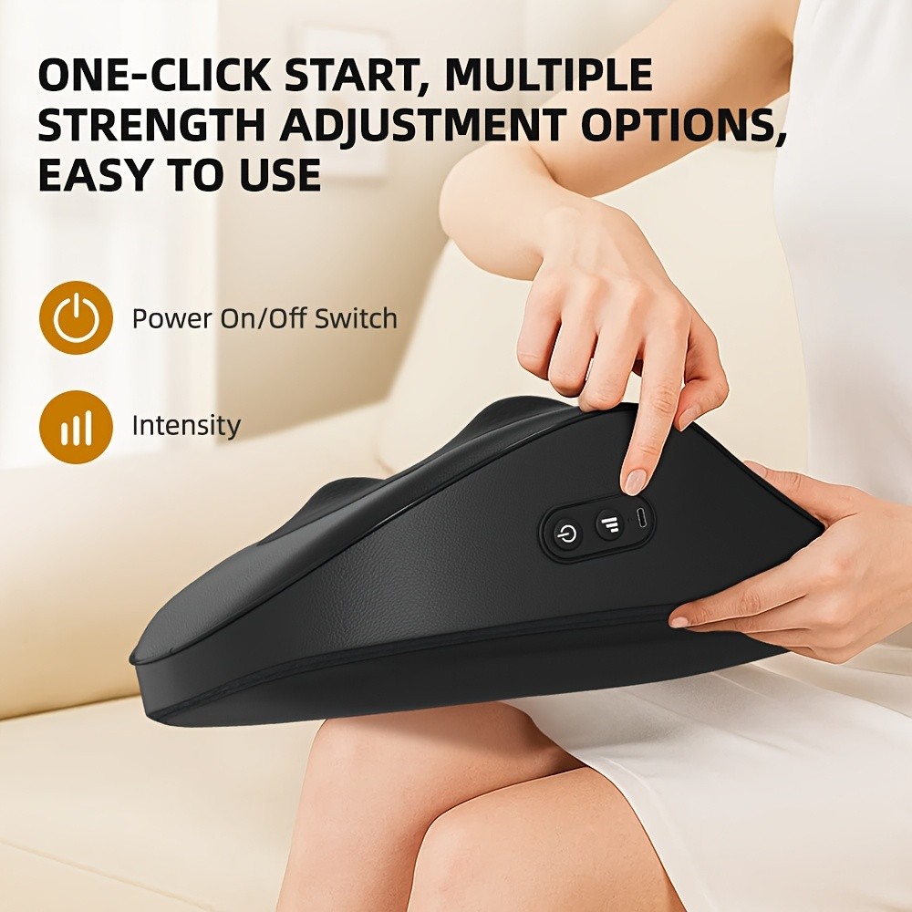 HOMEMASSA Cordless Full Body Massager with Heating & Automatic Modes