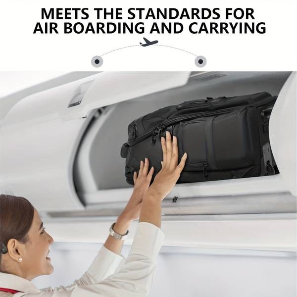 OZUKO Business Travel Backpack – 18-Inch Multifunctional Inline Skate Trolley Bag with Aluminum Alloy Frame